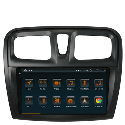 Navigatie Dacia Logan / Sandero, Android, V-Octacore / 4GB RAM + 64GB ROM, 9.5 Inch - AD-BGV9004+AD-BGRKIT375