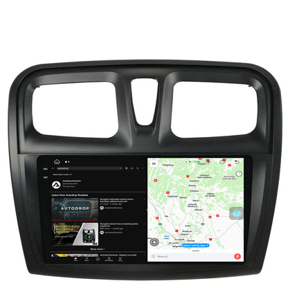 Navigatie Dacia Logan / Sandero, Android, V-Octacore / 4GB RAM + 64GB ROM, 9.5 Inch - AD-BGV9004+AD-BGRKIT375