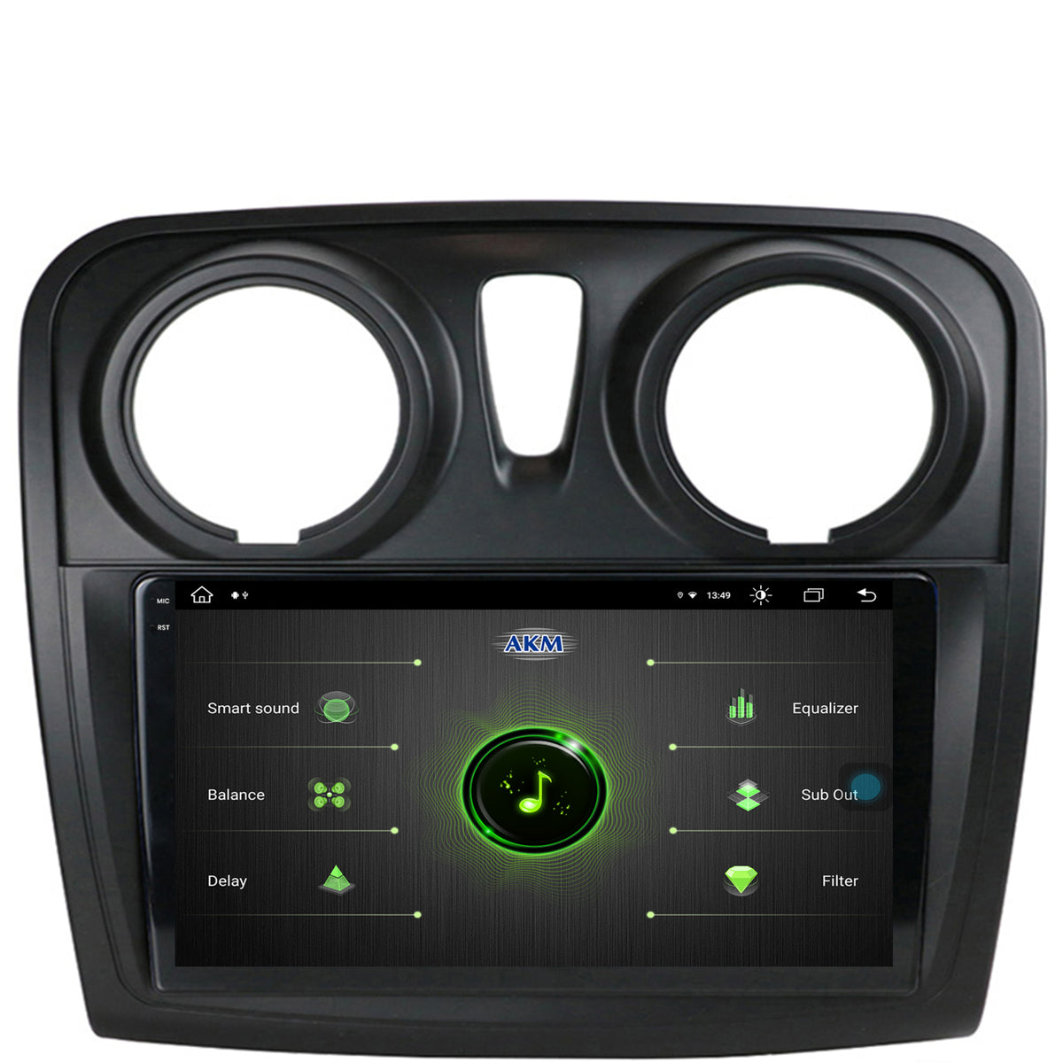 Navigatie Dacia Logan / Sandero, Android, X-Octacore / 8GB RAM + 256GB ROM, 9.5 Inch - AD-BGX9008+AD-BGRKIT376