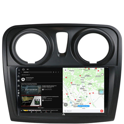 Navigatie Dacia Logan / Sandero, Android, Z-Octacore / 8GB RAM + 256GB ROM, 9 Inch - AD-BGZ9008+AD-BGRKIT376