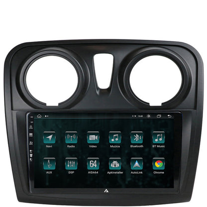 Navigatie Dacia Logan / Sandero, Android, Z-Octacore / 8GB RAM + 256GB ROM, 9 Inch - AD-BGZ9008+AD-BGRKIT376