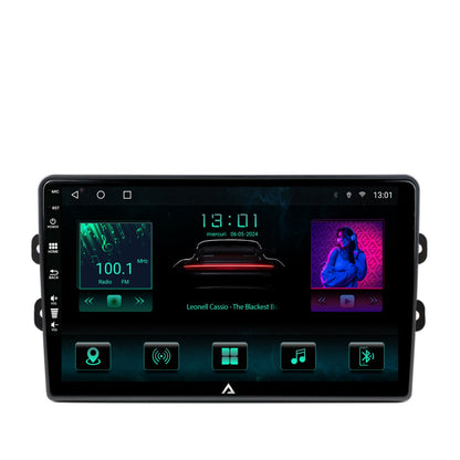 Navigatie Dacia/Renault, Android, A-octacore / 4GB RAM + 64GB ROM, 9 Inch AD-BGA9004+AD-BGRKIT383
