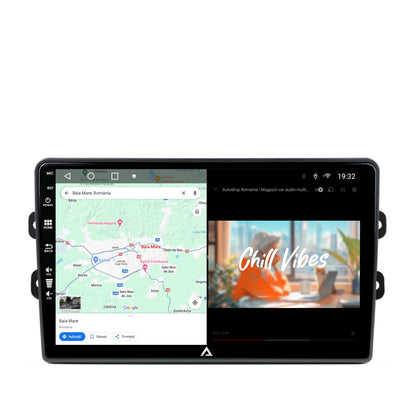 Navigatie Dacia/Renault, Android, A-octacore / 4GB RAM + 64GB ROM, 9 Inch AD-BGA9004+AD-BGRKIT383