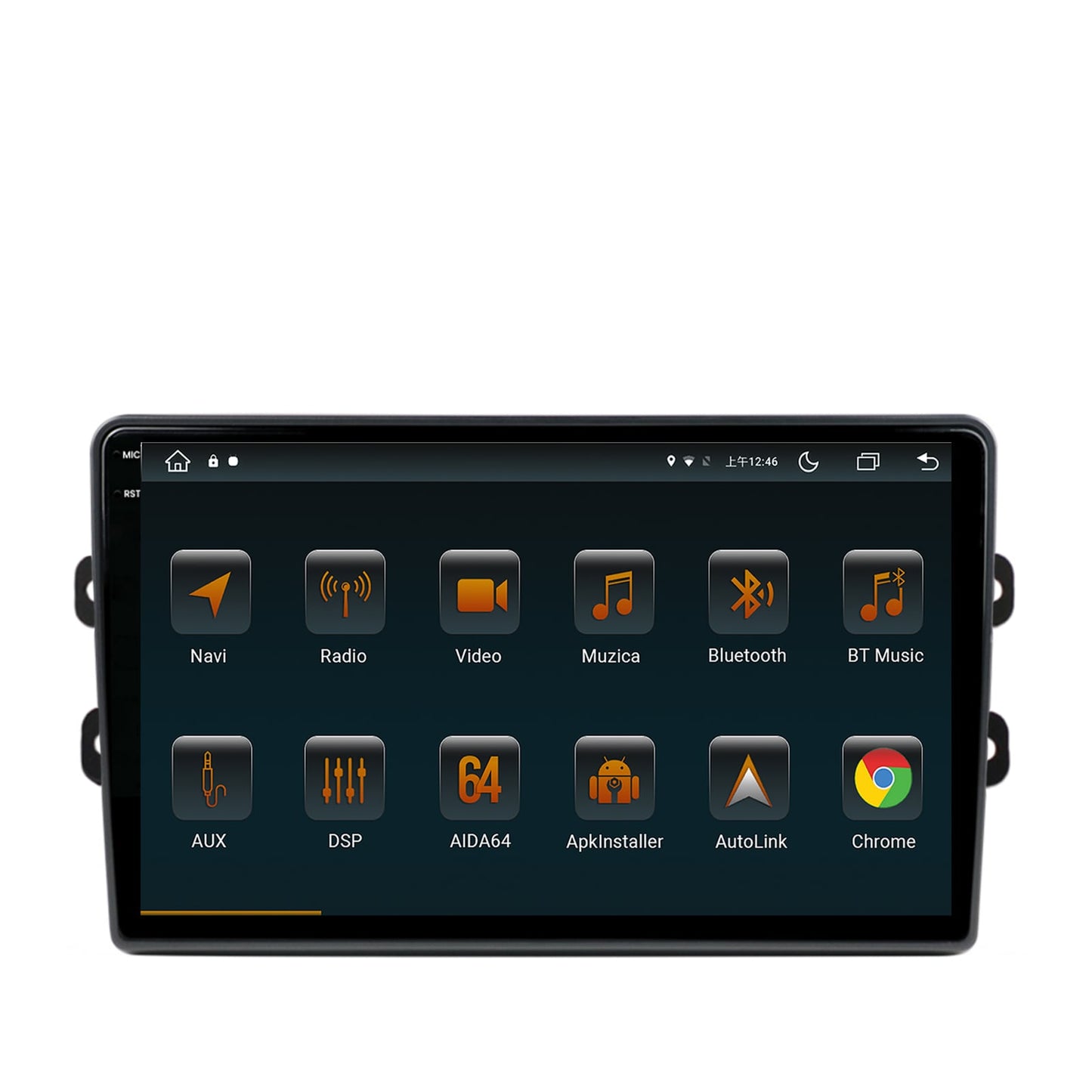Navigatie Dacia/Renault, Android, V-Octacore / 4GB RAM + 64GB ROM, 9.5 Inch AD-BGV9004+AD-BGRKIT383