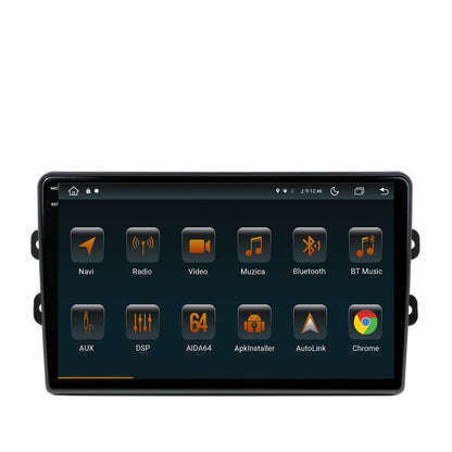 Navigatie Dacia/Renault, Android, V-Octacore / 4GB RAM + 64GB ROM, 9.5 Inch AD-BGV9004+AD-BGRKIT383