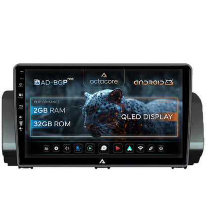 Navigatie Dacia Sandero / Logan (2021-Prezent), Android, P-Octacore / 2GB RAM + 32GB ROM, 10.1 Inch - AD-BGP10002+AD-BGRKIT366V3