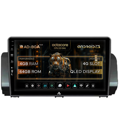 Navigatie Dacia Sandero / Logan (2021-Prezent), Android, A-Octacore / 4GB RAM + 64GB ROM, 10.1 Inch - AD-BGA10004+AD-BGRKIT366V3