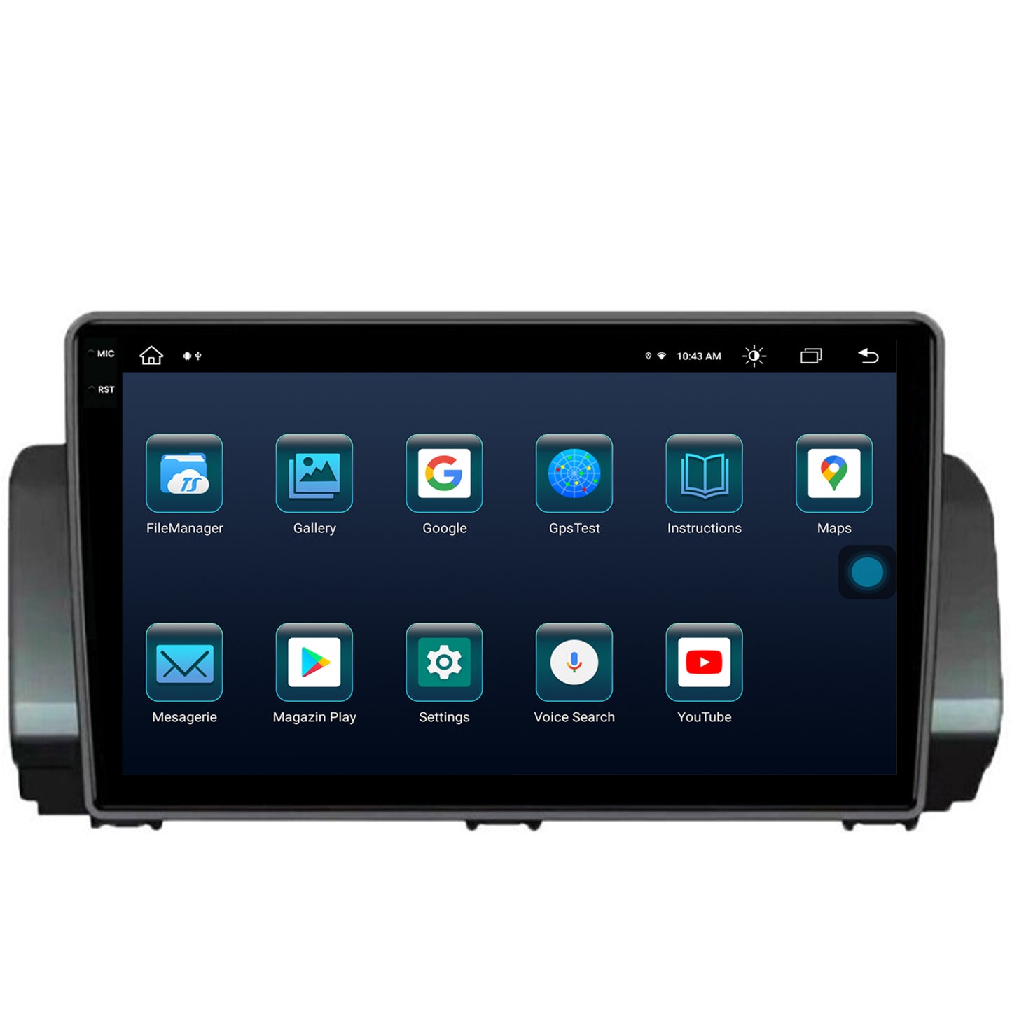 Navigatie Dacia Sandero / Logan (2021-Prezent), Android, X-Octacore / 8GB RAM + 256GB ROM, 10.36 Inch - AD-BGX9008+AD-BGRKIT366V3