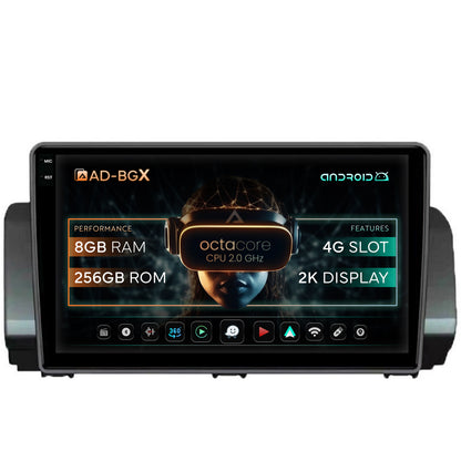 Navigatie Dacia Sandero / Logan (2021-Prezent), Android, X-Octacore / 8GB RAM + 256GB ROM, 10.36 Inch - AD-BGX9008+AD-BGRKIT366V3