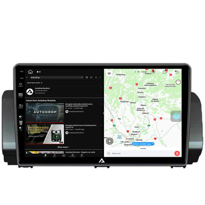 Navigatie Dacia Sandero / Logan (2021-Prezent), Android, Z-Octacore / 8GB RAM + 256GB ROM, 10.1 Inch - AD-BGZ10008+AD-BGRKIT366V3