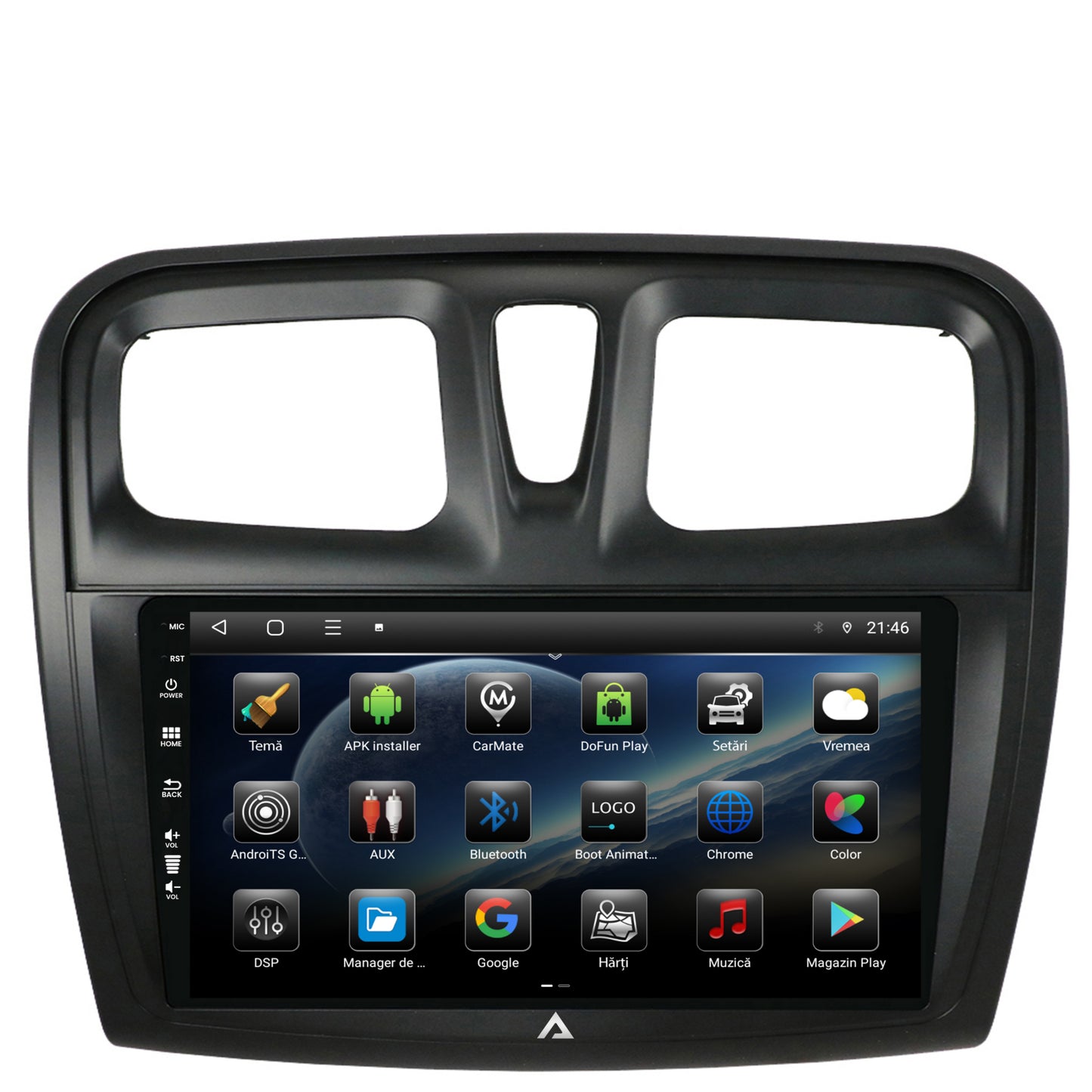 Navigatie Dacia Sandero, Logan, Android, P-Octacore / 2GB RAM + 32GB ROM, 9 Inch - AD-BGP9002+AD-BGRKIT375