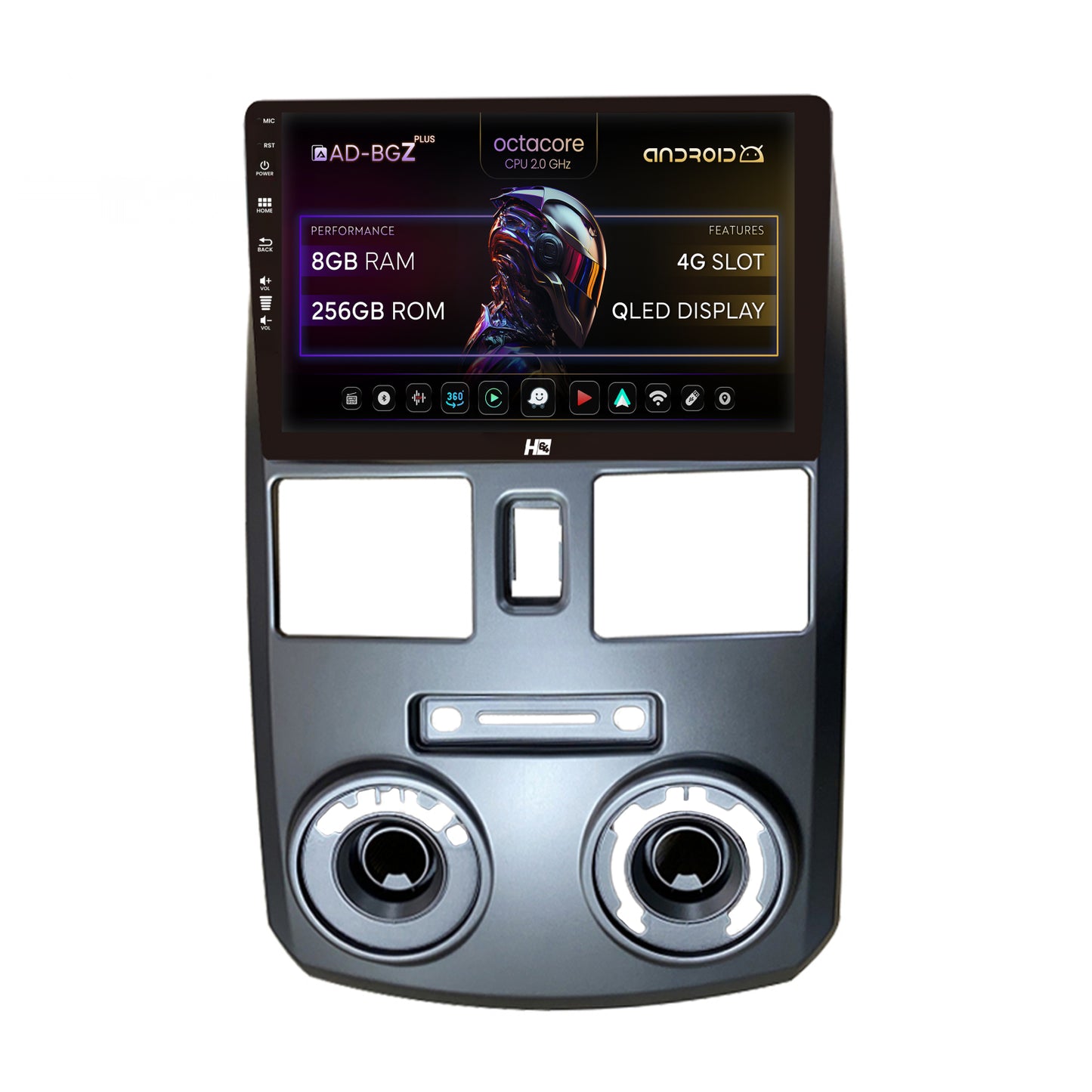 Navigatie Daihatsu Terior (2005+), Android, Z-Octacore / 8GB RAM + 256GB ROM, 9 Inch - AD-BGZ9008+AD-BGRKIT094