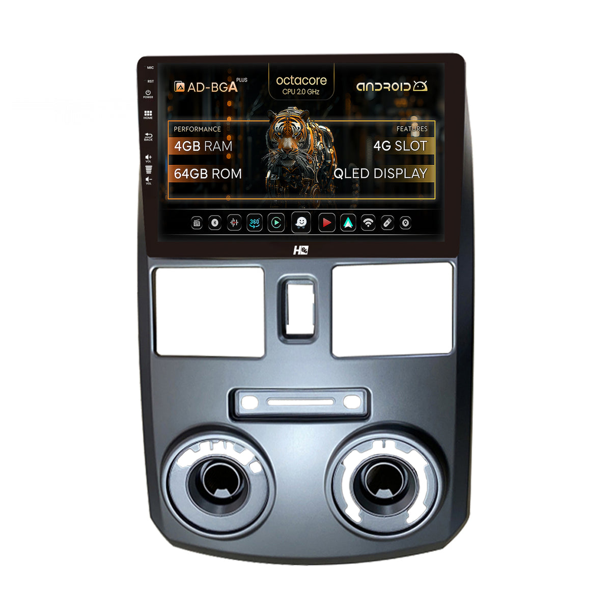 Navigatie Daihatsu Terios (2005+), Android, A-Octacore / 4GB RAM + 64GB ROM, 9 Inch - AD-BGA9004+AD-BGRKIT094
