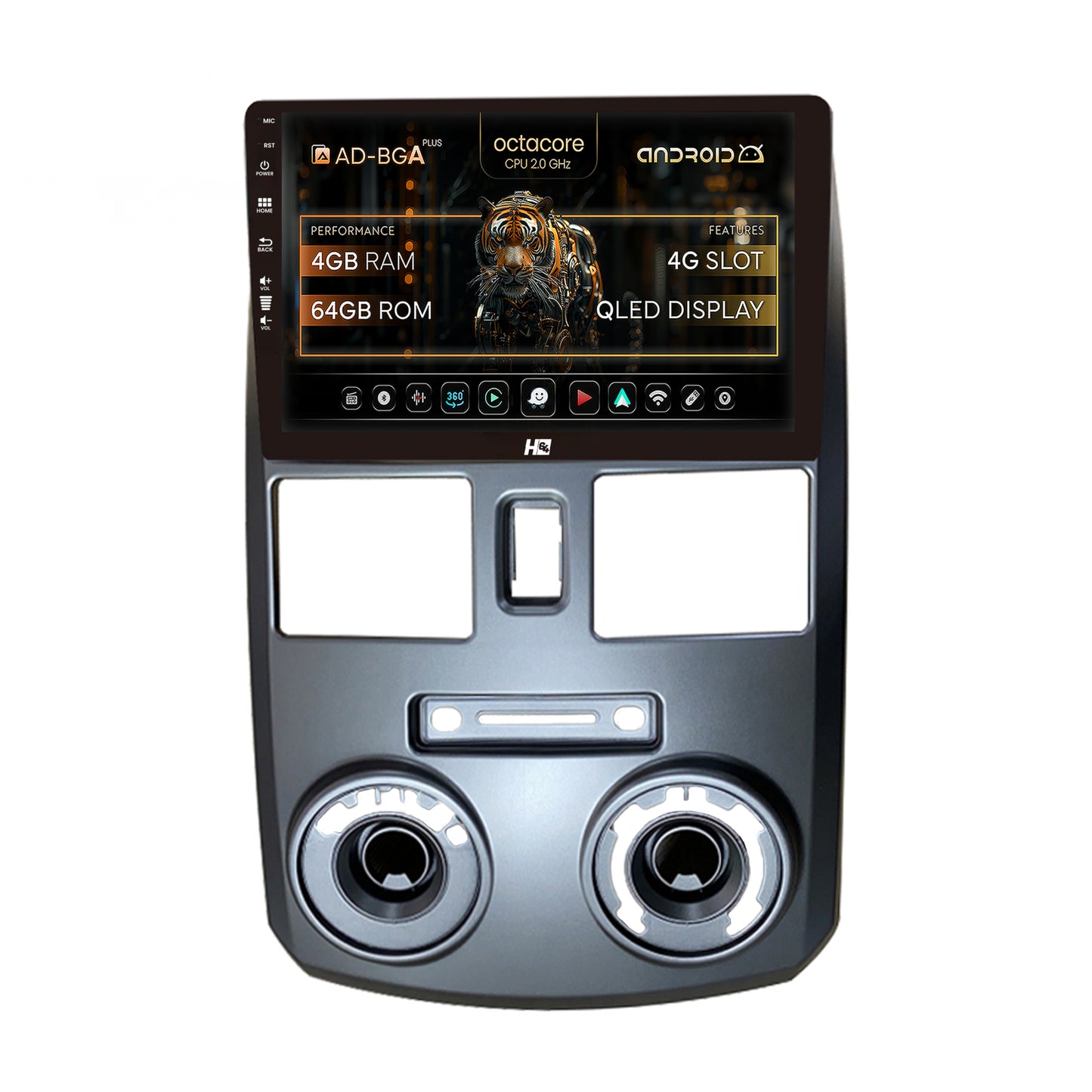 Navigatie Daihatsu Terios (2005+), Android, A-Octacore / 4GB RAM + 64GB ROM, 9 Inch - AD-BGA9004+AD-BGRKIT094