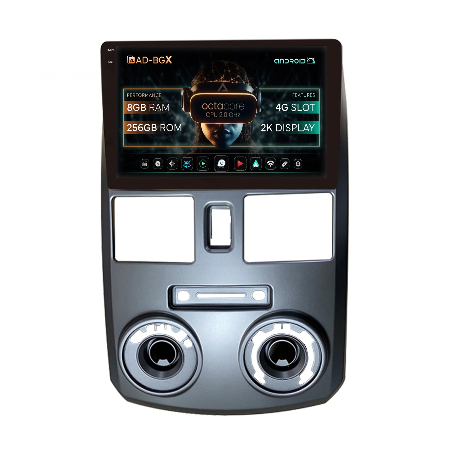 Navigatie Daihatsu Terios (2005+), Android, X-Octacore / 8GB RAM + 256GB ROM, 9.5 Inch - AD-BGX9008+AD-BGRKIT094