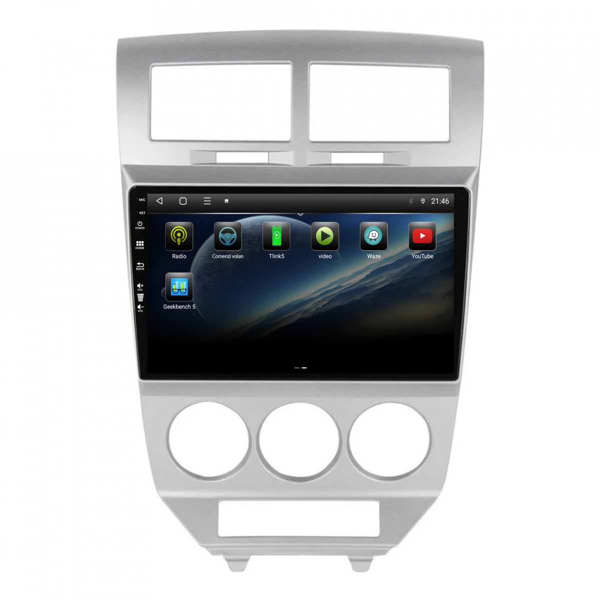Navigatie Dodge Caliber (2006-2010), Android, E-Octacore / 2GB RAM + 32GB ROM, 9 Inch - AD-BGE10002+AD-BGRKIT293