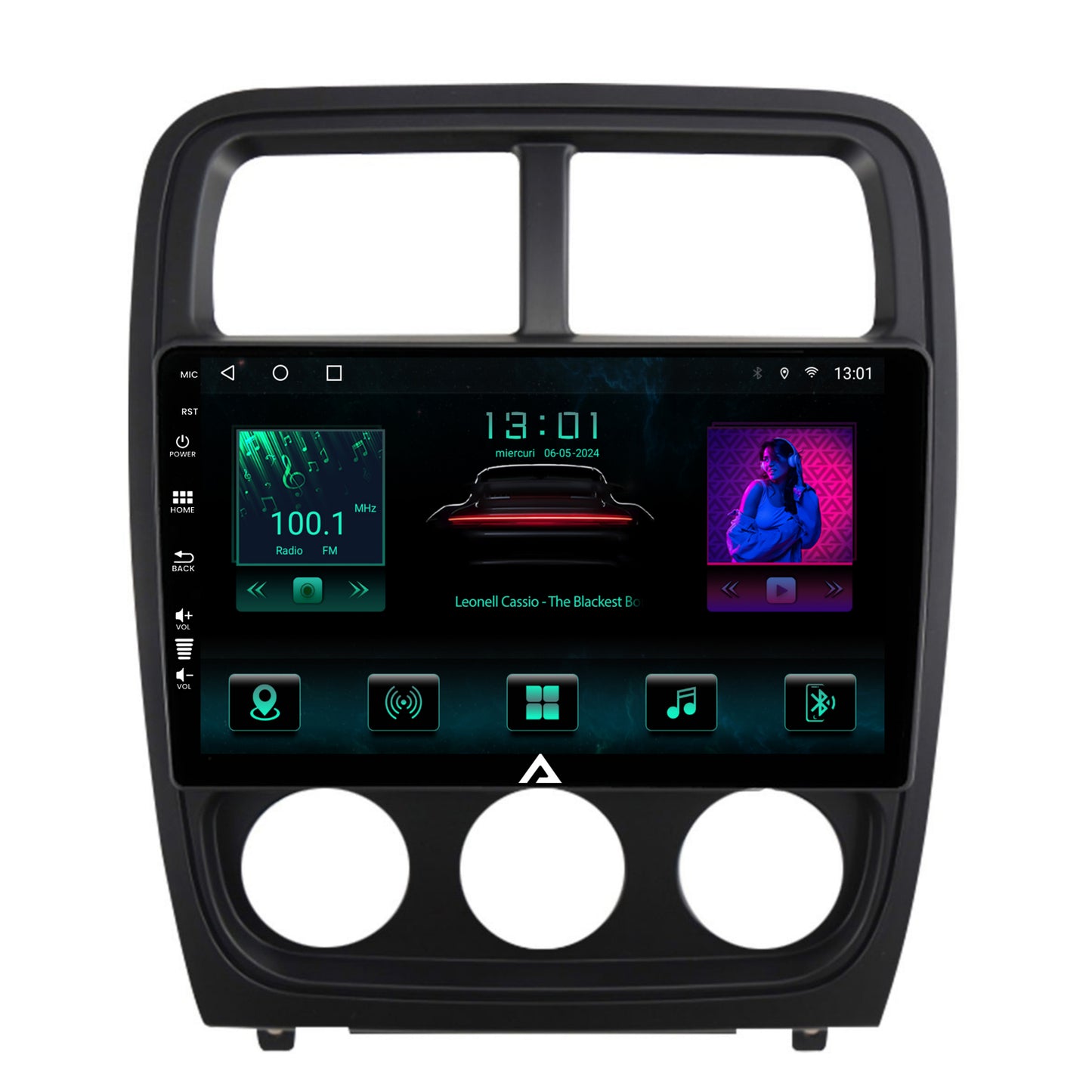 Navigatie Dodge Caliber (2010-2012), Android, A-Octacore / 4GB RAM + 64GB ROM, 9 Inch - AD-BGA9004+AD-BGRKIT295V2