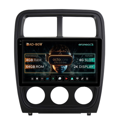 Navigatie Dodge Caliber (2010-2012), Android, V-Octacore / 4GB RAM + 64GB ROM, 9.5 Inch - AD-BGV9004+AD-BGRKIT295V2