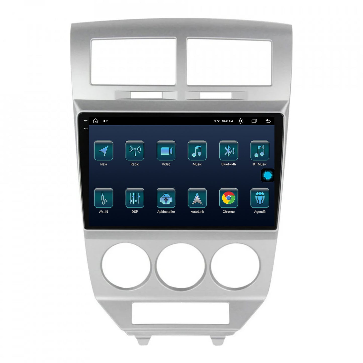 Navigatie Dodge Caliber (2006-2010), Android, X-Octacore / 8GB RAM + 256GB ROM, 10.36 Inch - AD-BGX10008+AD-BGRKIT293