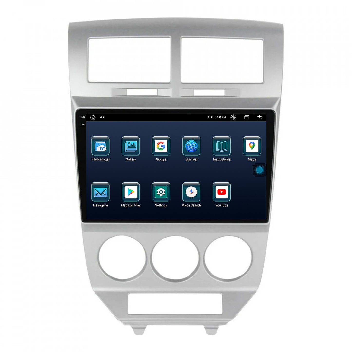 Navigatie Dodge Caliber (2006-2010), Android, X-Octacore / 8GB RAM + 256GB ROM, 10.36 Inch - AD-BGX10008+AD-BGRKIT293
