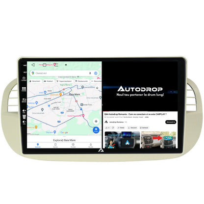 Navigatie Fiat 500 (2007-2014), Android, E-Octacore / 2GB RAM + 32GB ROM, 9 Inch - AD-BGE9002+AD-BGRKIT362V2