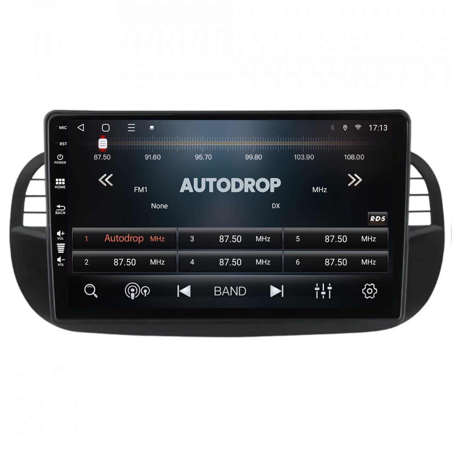 Navigatie Fiat 500 (2007-2014), Android, E-Octacore / 2GB RAM + 32GB ROM, 9 Inch - AD-BGE9002+AD-BGRKIT362V3