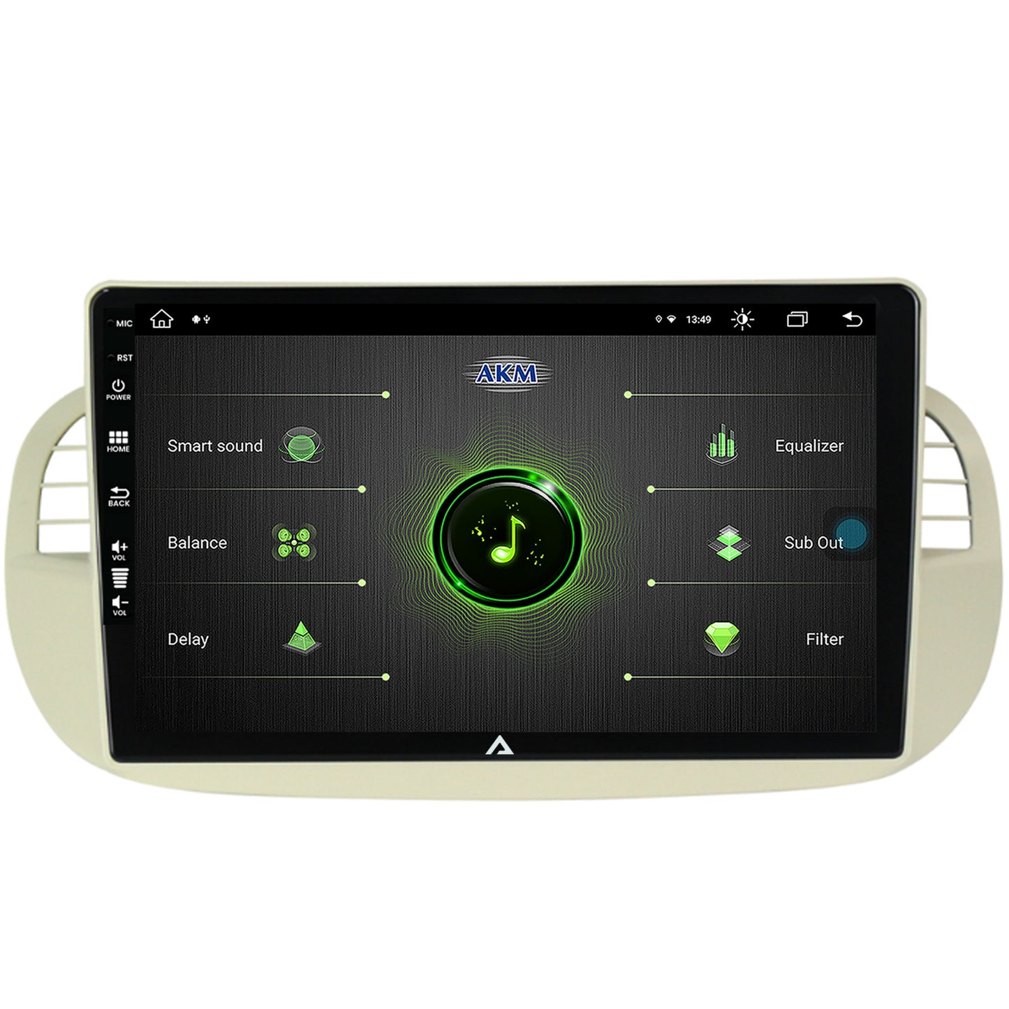 Navigatie Fiat 500 (2007-2014), Android, Z-Octacore / 8GB RAM + 256GB ROM, 9 Inch - AD-BGZ9008+AD-BGRKIT362V2