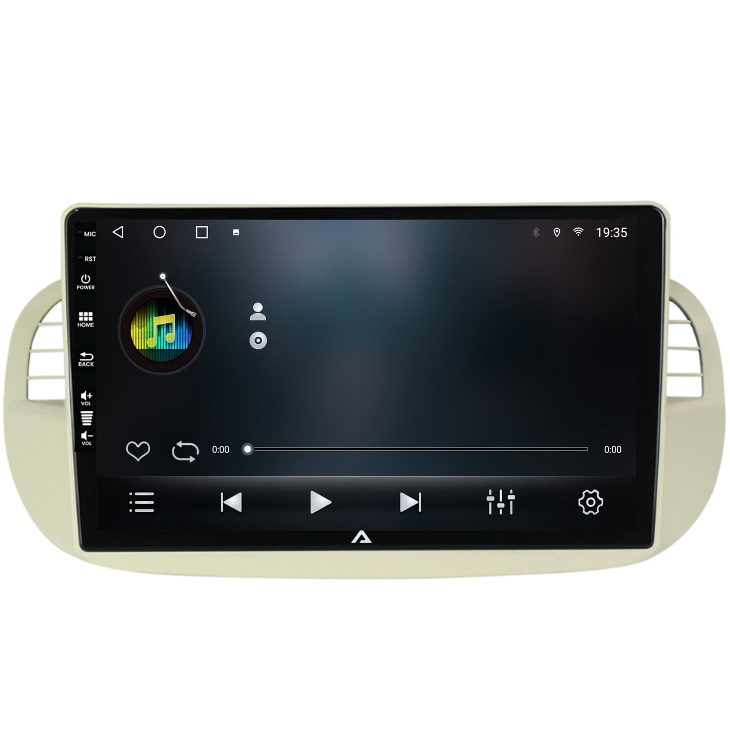 Navigatie Fiat 500 (2007-2014), Android, A-Octacore / 4GB RAM + 64GB ROM, 9 Inch - AD-BGA9004+AD-BGRKIT362V2