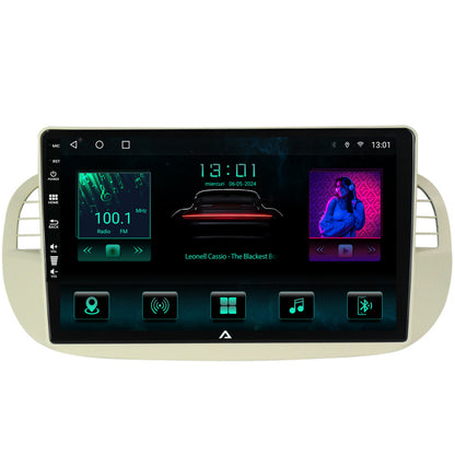 Navigatie Fiat 500 (2007-2014), Android, A-Octacore / 4GB RAM + 64GB ROM, 9 Inch - AD-BGA9004+AD-BGRKIT362V2