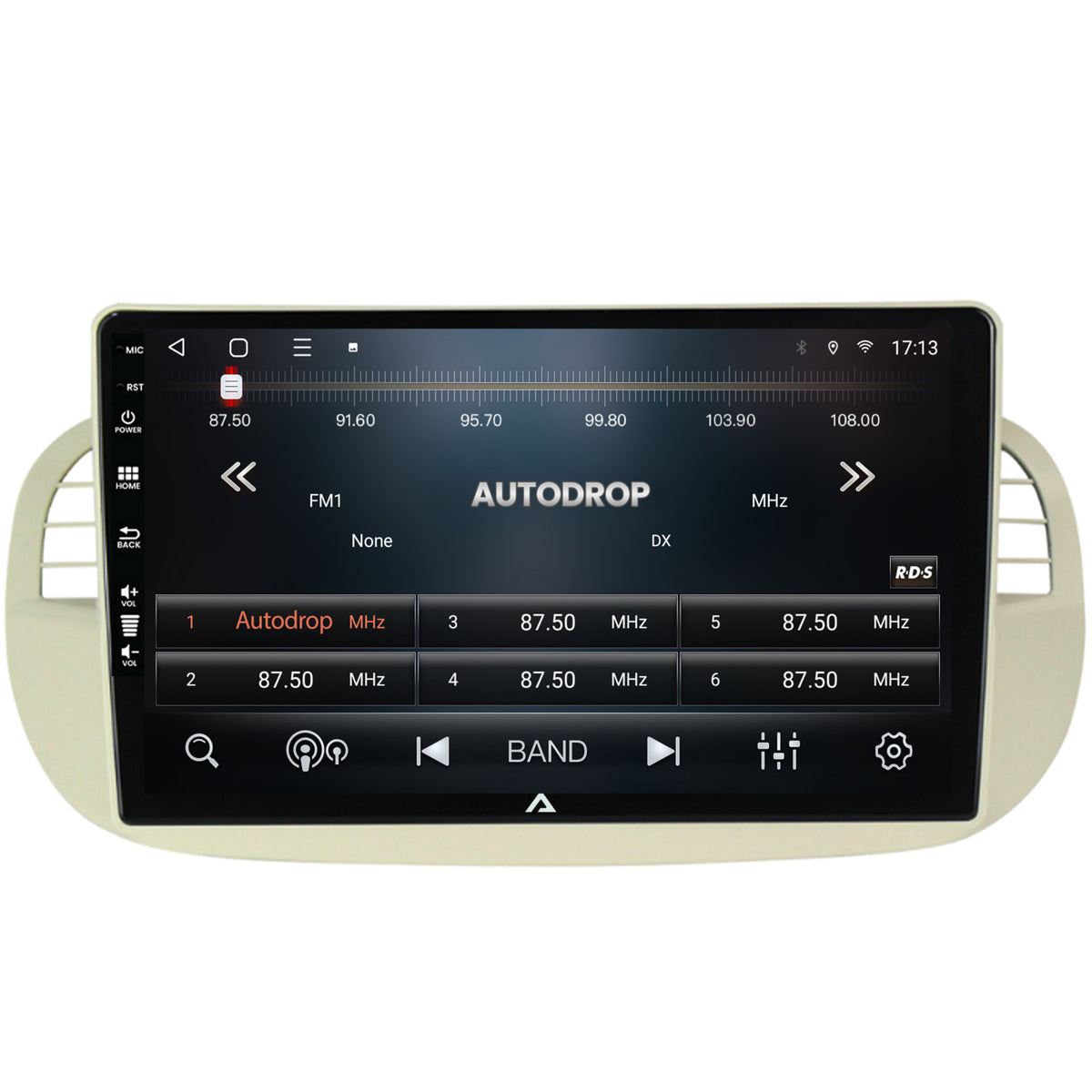 Navigatie Fiat 500 (2007-2014), Android, A-Octacore / 4GB RAM + 64GB ROM, 9 Inch - AD-BGA9004+AD-BGRKIT362V2