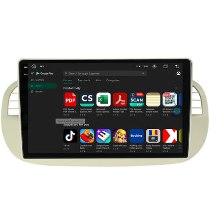 Navigatie Fiat 500 (2007-2014), Android, V-Octacore / 4GB RAM + 64GB ROM, 9.5 Inch - AD-BGV9004+AD-BGRKIT362V2