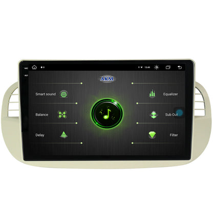 Navigatie Fiat 500 (2007-2014), Android, V-Octacore / 4GB RAM + 64GB ROM, 9.5 Inch - AD-BGV9004+AD-BGRKIT362V2