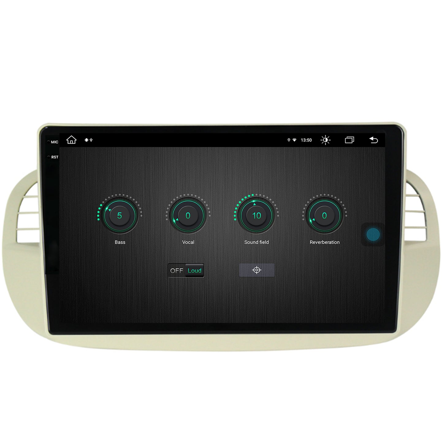 Navigatie Fiat 500 (2007-2014), Android, X-Octacore / 8GB RAM + 256GB ROM, 9.5 Inch - AD-BGX9008+AD-BGRKIT362V2