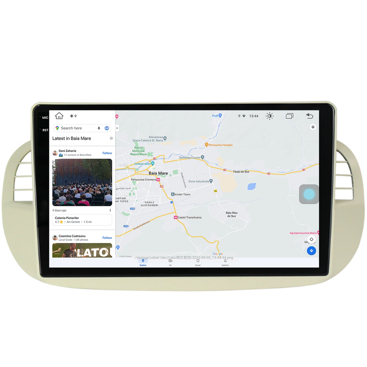 Navigatie Fiat 500 (2007-2014), Android, X-Octacore / 8GB RAM + 256GB ROM, 9.5 Inch - AD-BGX9008+AD-BGRKIT362V2
