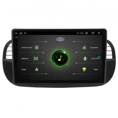 Navigatie Fiat 500 (2007-2014), Android, X-Octacore / 8GB RAM + 256GB ROM, 9.5 Inch - AD-BGX9008+AD-BGRKIT362V3