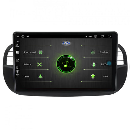 Navigatie Fiat 500 (2007-2014), Android, Z-Octacore / 8GB RAM + 256GB ROM, 9 Inch - AD-BGZ9008+AD-BGRKIT362V3