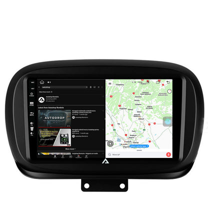Navigatie Fiat 500X (2014-2020), Android, Z-Octacore / 8GB RAM + 256GB ROM, 9 Inch - AD-BGZ9008+AD-BGRKIT362