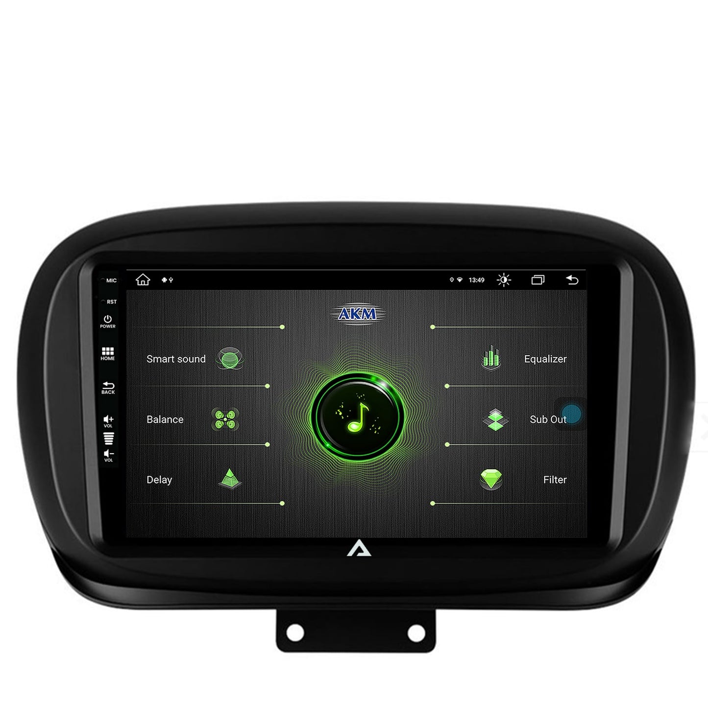 Navigatie Fiat 500X (2014-2020), Android, Z-Octacore / 8GB RAM + 256GB ROM, 9 Inch - AD-BGZ9008+AD-BGRKIT362