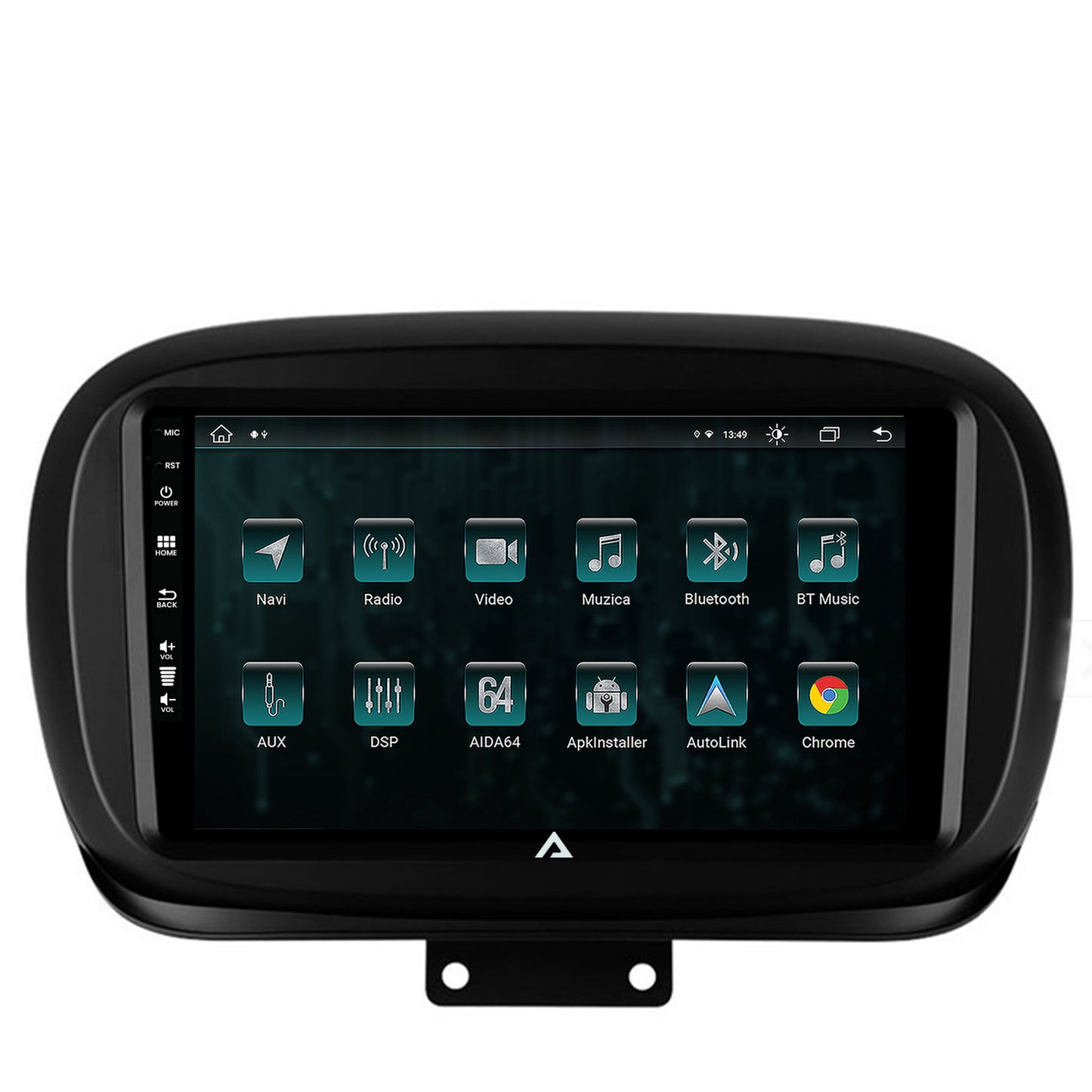 Navigatie Fiat 500X (2014-2020), Android, Z-Octacore / 8GB RAM + 256GB ROM, 9 Inch - AD-BGZ9008+AD-BGRKIT362