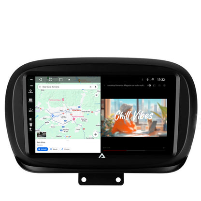 Navigatie Fiat 500X (2014-2020), Android, A-Octacore / 4GB RAM + 64GB ROM, 9 Inch - AD-BGA9004+AD-BGRKIT362