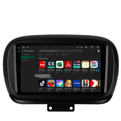 Navigatie Fiat 500X (2014-2020), Android, V-Octacore / 4GB RAM + 64GB ROM, 9.5 Inch - AD-BGV9004+AD-BGRKIT362