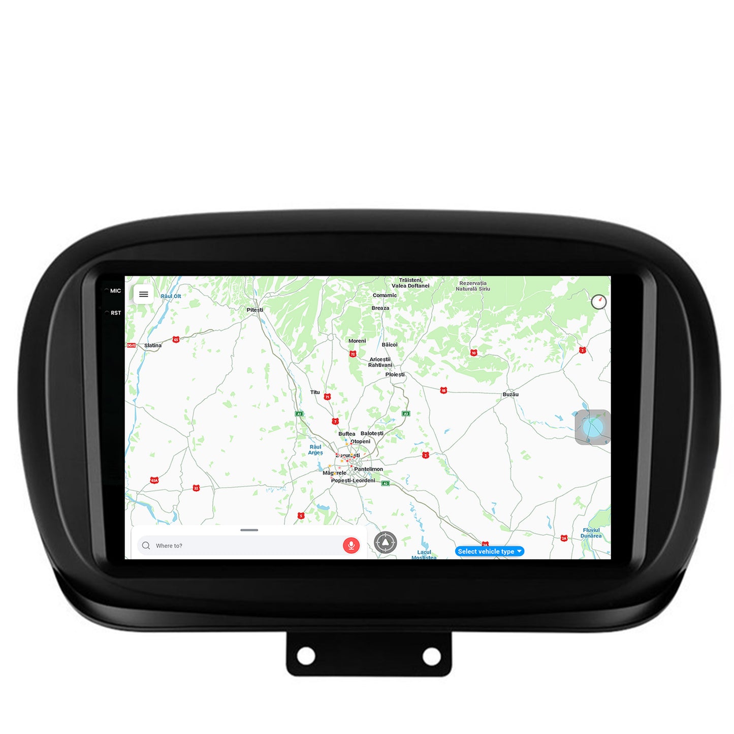 Navigatie Fiat 500X (2014-2020), Android, X-Octacore / 8GB RAM + 256GB ROM, 9.5 Inch - AD-BGX9008+AD-BGRKIT362