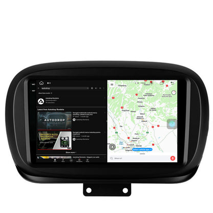 Navigatie Fiat 500X (2014-2020), Android, X-Octacore / 8GB RAM + 256GB ROM, 9.5 Inch - AD-BGX9008+AD-BGRKIT362