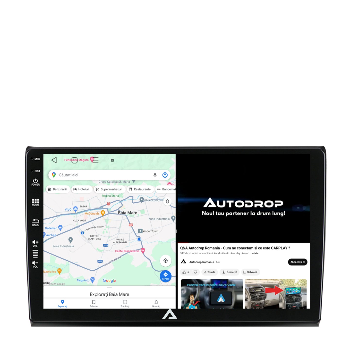 Navigatie Fiat Bravo (2006-2014), Android, P-Octacore / 2GB RAM + 32GB ROM, 9 Inch - AD-BGP9002+AD-BGRKIT356