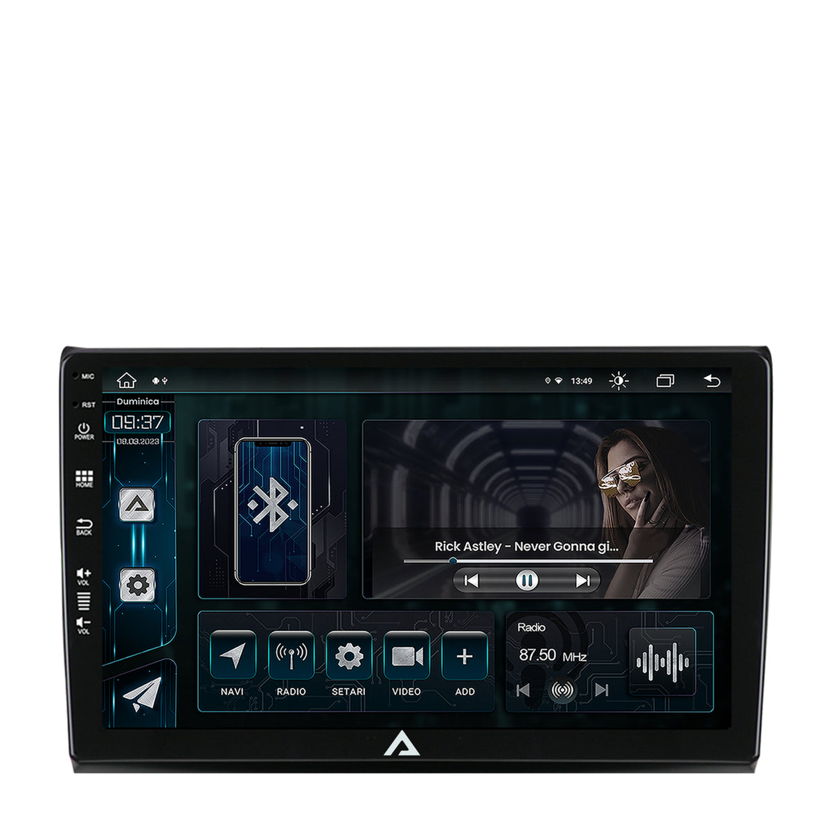 Navigatie Fiat Bravo (2006-2014), Android, Z-Octacore / 8GB RAM + 256GB ROM, 9 Inch - AD-BGZ9008+AD-BGRKIT356