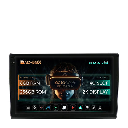 Navigatie Fiat Bravo (2006-2014), Android, X-Octacore / 8GB RAM + 256GB ROM, 9.5 Inch - AD-BGX9008+AD-BGRKIT356