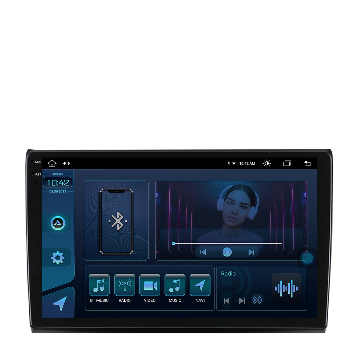 Navigatie Fiat Bravo (2006-2014), Android, X-Octacore / 8GB RAM + 256GB ROM, 9.5 Inch - AD-BGX9008+AD-BGRKIT356