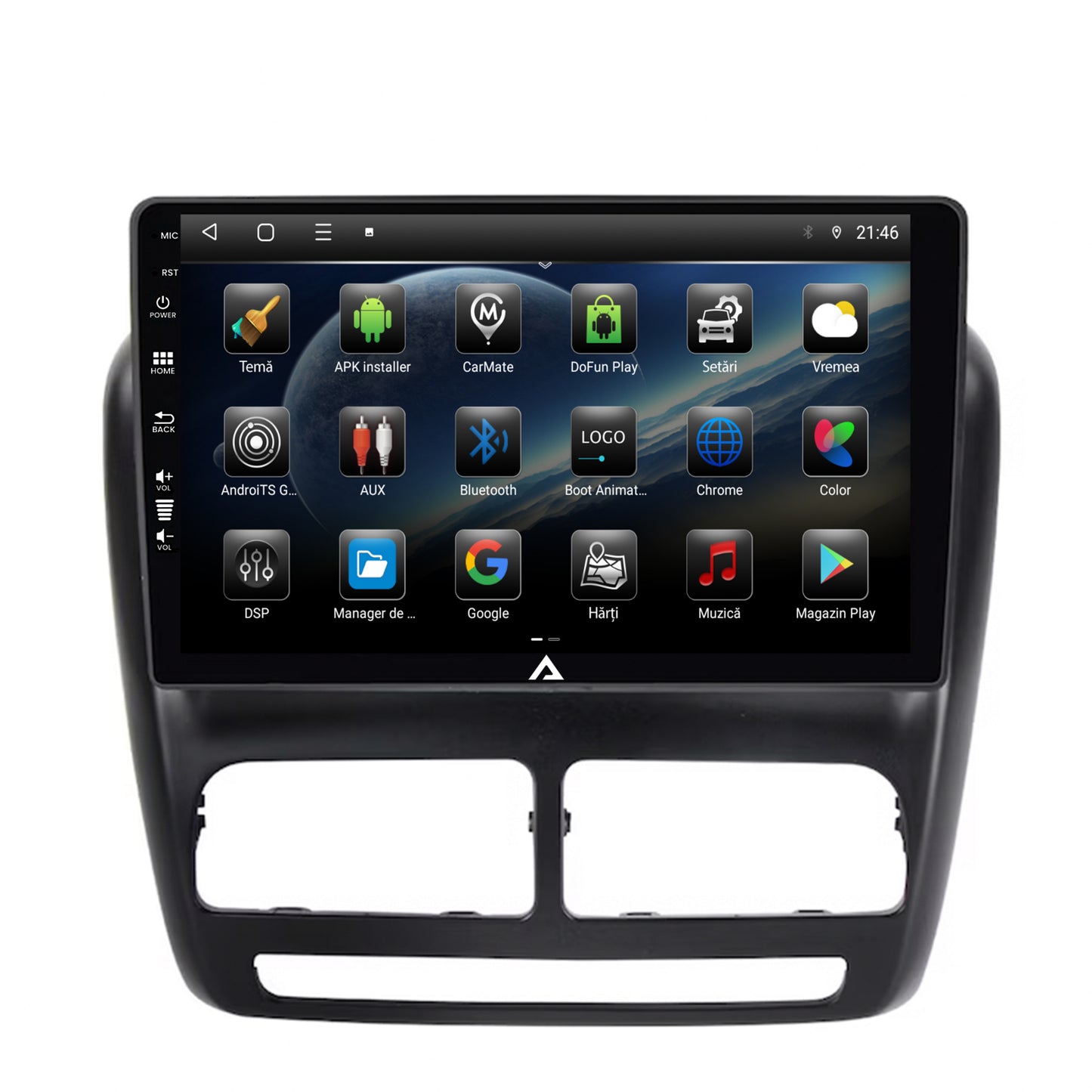 Navigatie Fiat Doblo (2010-2015), Android, P-Octacore / 2GB RAM + 32GB ROM, 10.1 Inch - AD-BGP10002+AD-BGRKIT358