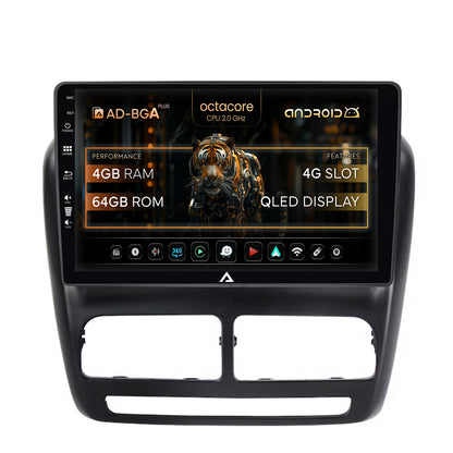 Navigatie Fiat Doblo (2010-2015), Android, A-Octacore / 4GB RAM + 64GB ROM, 10.1 Inch - AD-BGA10004+AD-BGRKIT358
