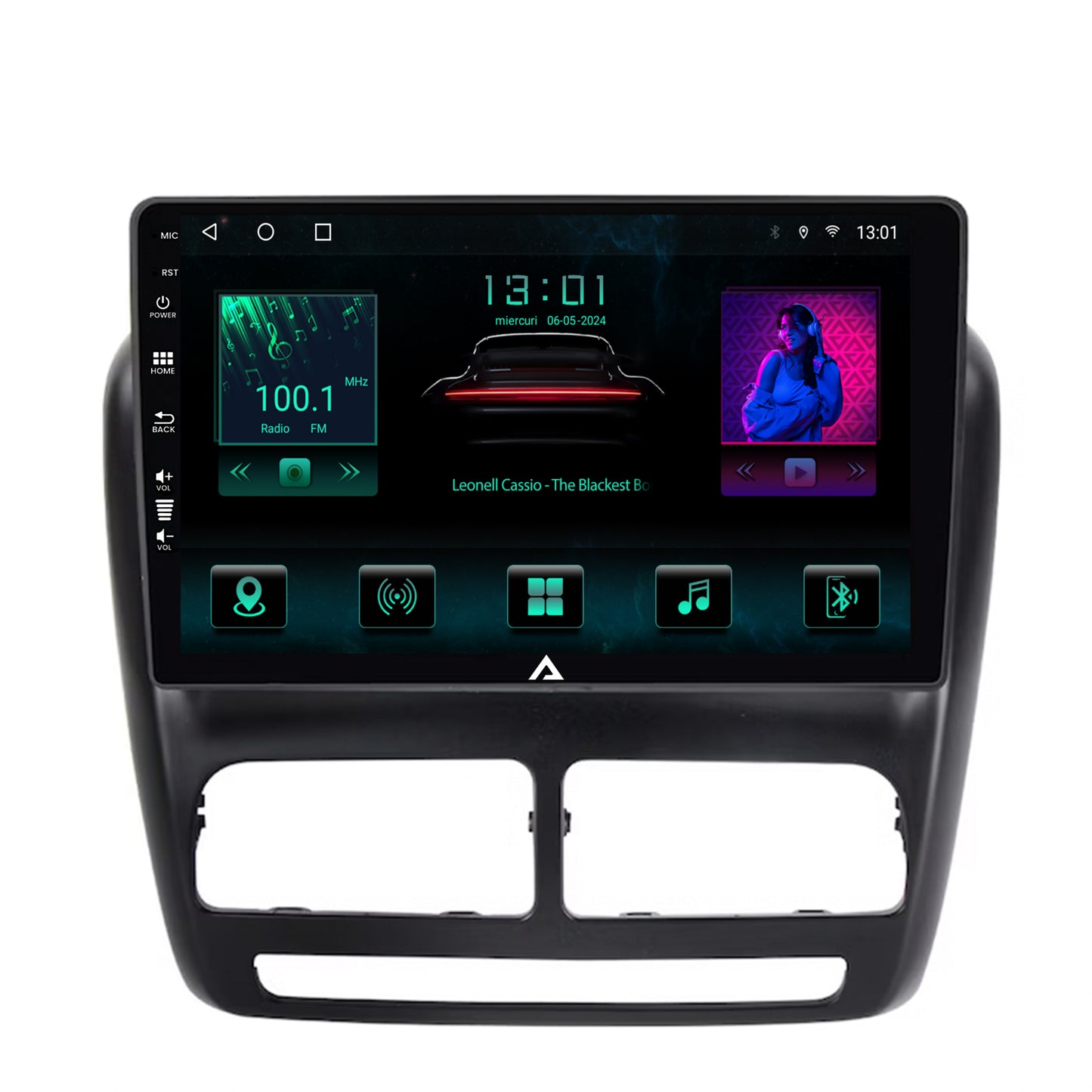 Navigatie Fiat Doblo (2010-2015), Android, A-Octacore / 4GB RAM + 64GB ROM, 10.1 Inch - AD-BGA10004+AD-BGRKIT358